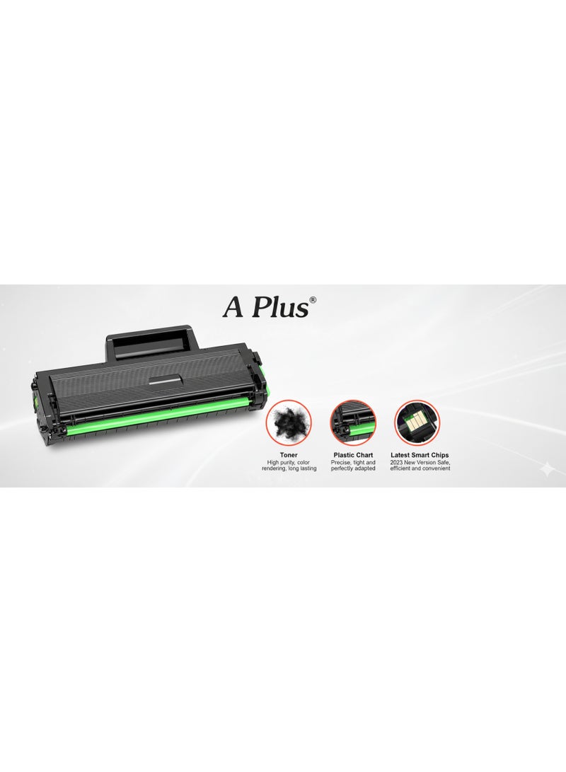 A PLUS APlus Compatible 106A W1106A 3 Pieces Combo Toner Cartridge Black for HP LaserJet Pro  107, MFP M135, and MFP M137 series printers - Image 2